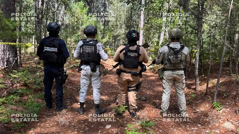 Policía Estatal y Ejército aseguran decenas de explosivos improvisados en Tamazula, Durango